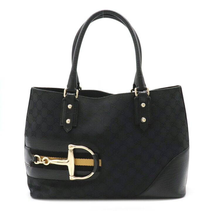 楽天市場】【バッグ】GUCCI グッチ GGキャンバス ホースビット トート  