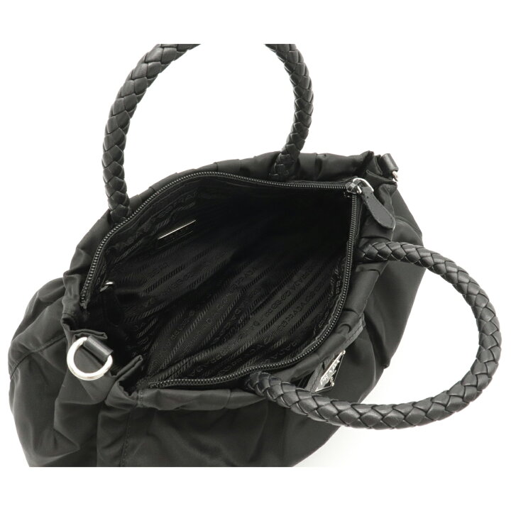 楽天市場】【バッグ】PRADA プラダ TESSUTO BOW ハンドバッグ 2WAY 