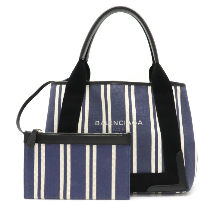 楽天市場】【バッグ】BALENCIAGA バレンシアガ ネイビーカバS 