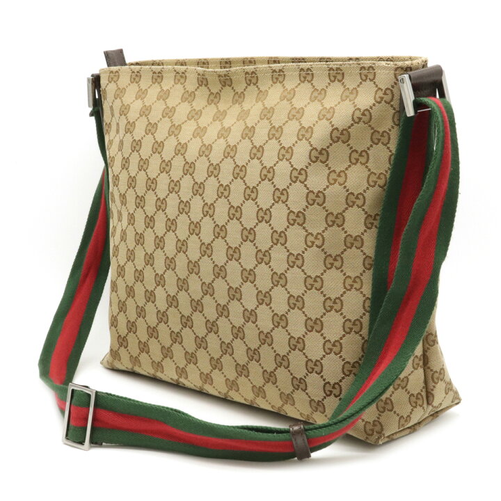 楽天市場】【バッグ】GUCCI グッチ GGキャンバス シェリーライン 