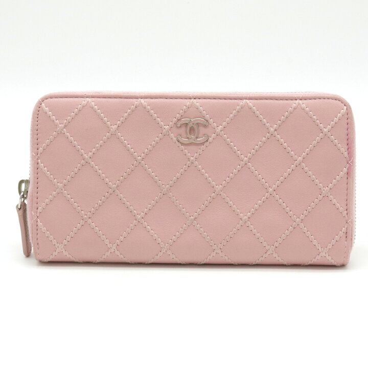 楽天市場】【財布】CHANEL シャネル ワイルドステッチ ラウンド 