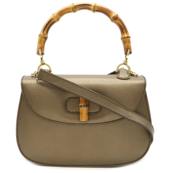 楽天市場】【バッグ】GUCCI グッチ バンブー ハンドバッグ 2WAY 