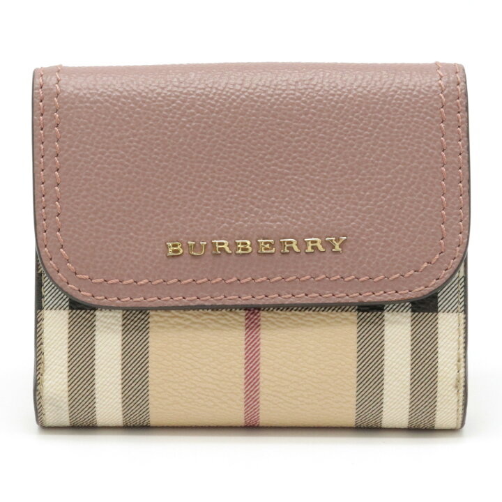 楽天市場】【財布】BURBERRY バーバリー ノバチェック Wホック 2つ折 
