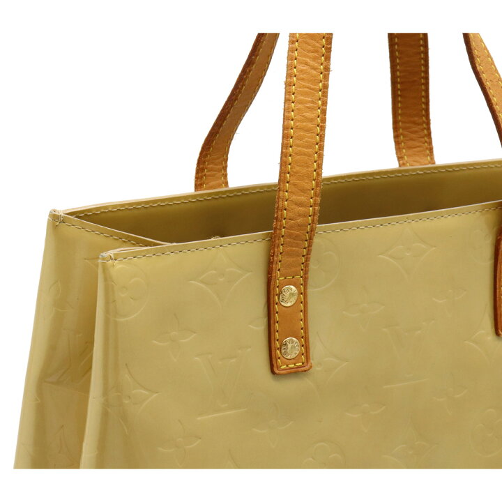 本物 ルイヴィトン LOUIS VUITTON LV リード GM ヴェルニ レザー  