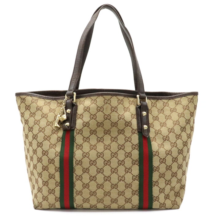 楽天市場】【バッグ】GUCCI グッチ GGキャンバス シェリーライン 
