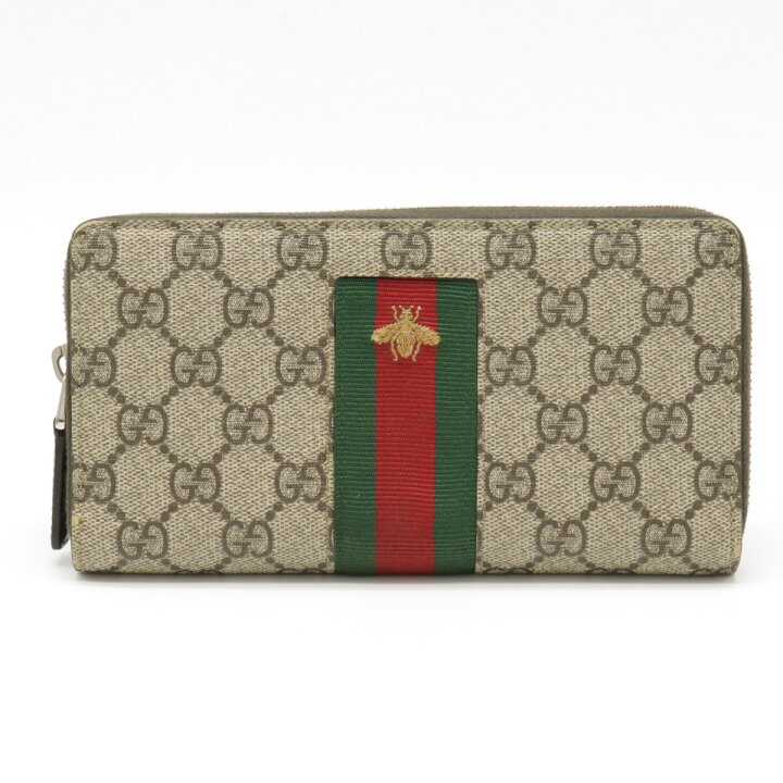 楽天市場】【財布】GUCCI グッチ ウェブ GGスプリーム ジップ  
