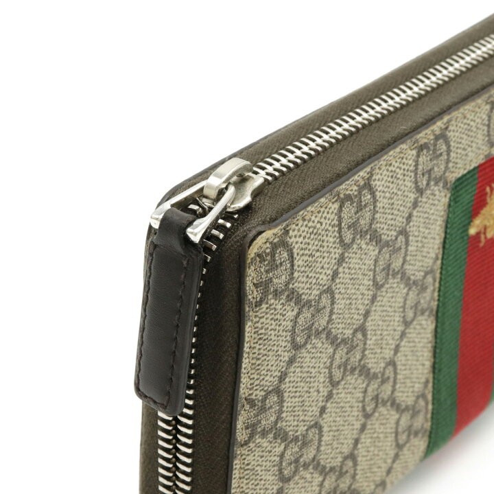 楽天市場】【財布】GUCCI グッチ ウェブ GGスプリーム ジップ  