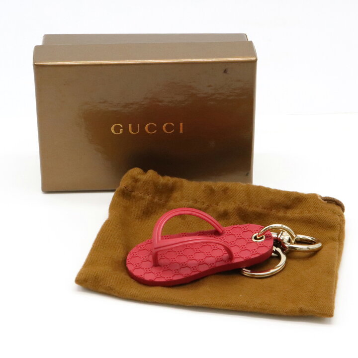 楽天市場】【新品未使用品】GUCCI グッチ GGロゴ トングチャーム 