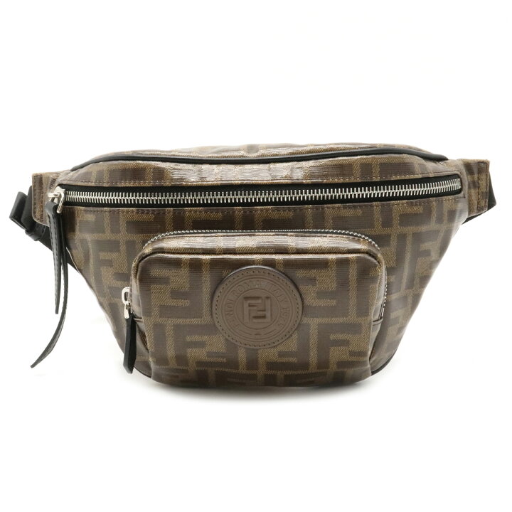 楽天市場】【バッグ】FENDI フェンディ ズッカ柄 ウエストポーチ  