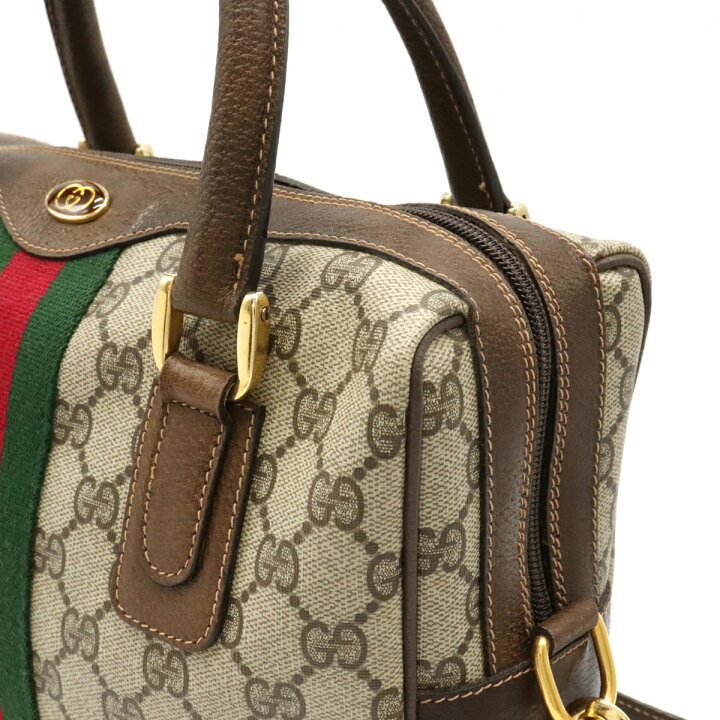 楽天市場】【バッグ】GUCCI グッチ オールドグッチ GGプラス シェリー 