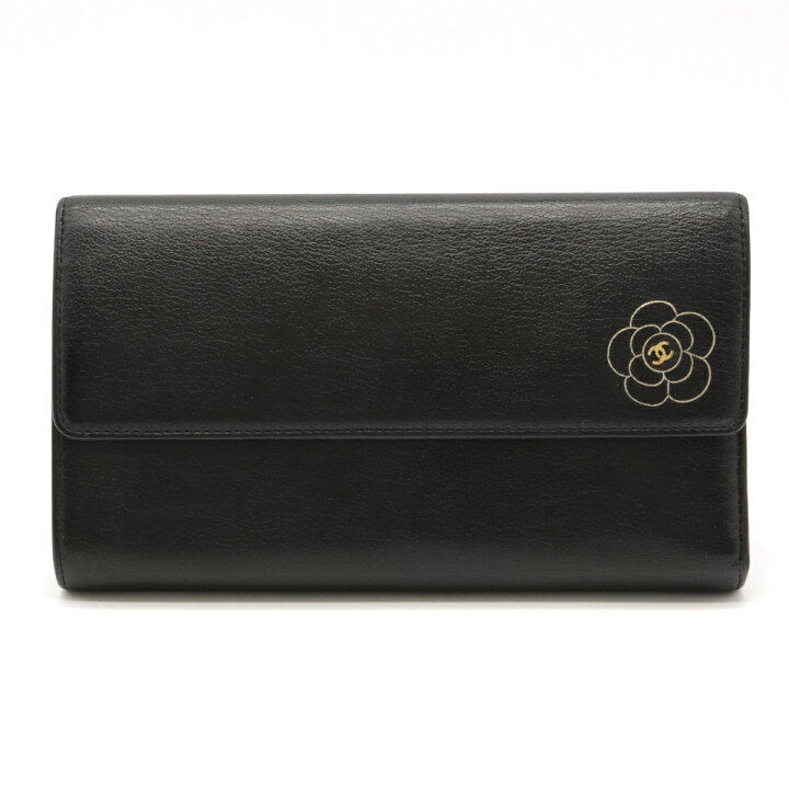 楽天市場】【財布】CHANEL シャネル カメリア ココマーク 3つ折長財布  