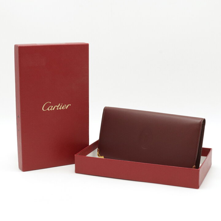 楽天市場】【未使用品】【財布】Cartier カルティエ マストライン 2 