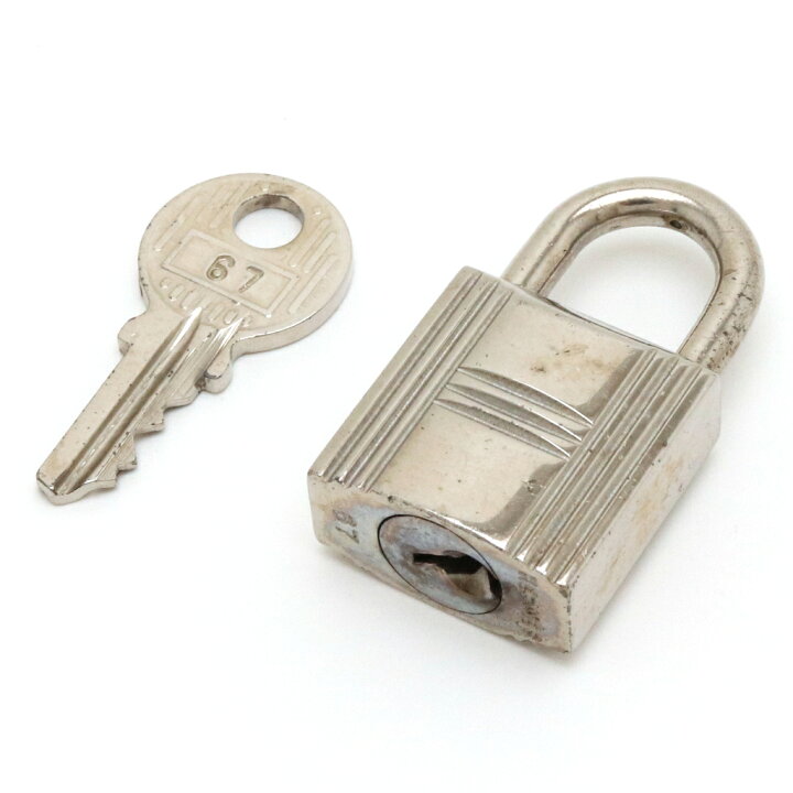 楽天市場】HERMES エルメス カデナ パドロック No.67 南京錠 鍵 カギ  