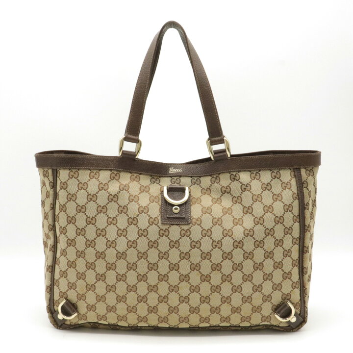 楽天市場】【バッグ】GUCCI グッチ アビー GGキャンバス トートバッグ 