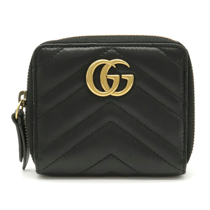 楽天市場】【財布】GUCCI グッチ GGマーモント Vステッチ ラウンド 