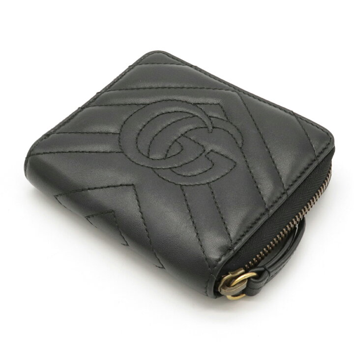 楽天市場】【財布】GUCCI グッチ GGマーモント Vステッチ ラウンド  