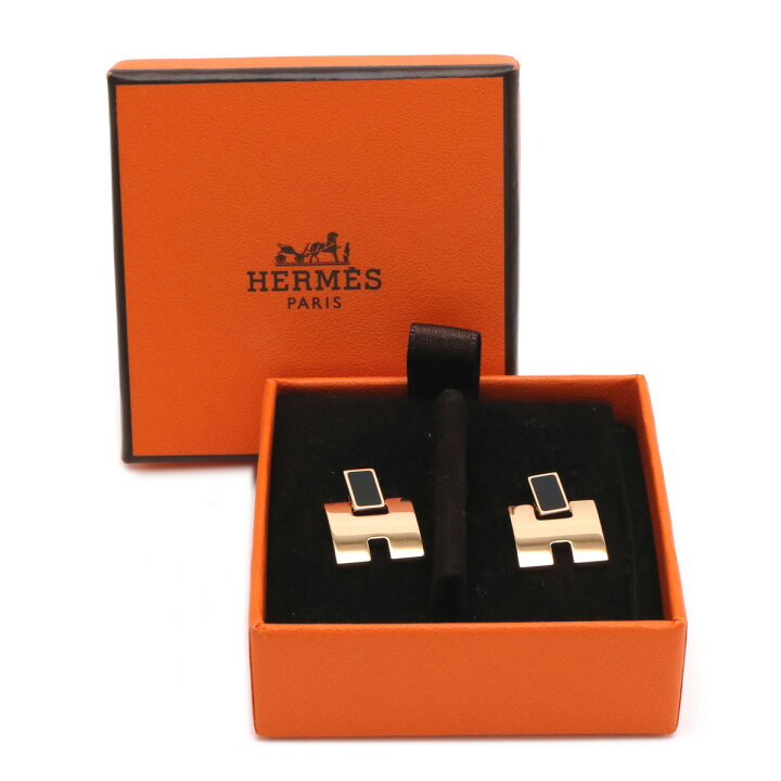 楽天市場】【ジュエリー】HERMES エルメス アイリーン Hロゴ ピアス 
