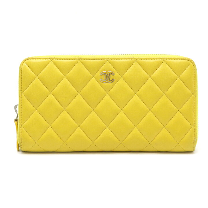 楽天市場】【財布】CHANEL シャネル マトラッセ ラウンドファスナー 長 