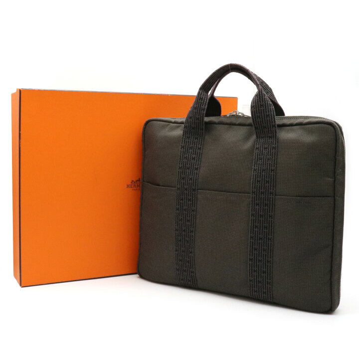 楽天市場】【バッグ】HERMES エルメス エールライン ブリーフケース 
