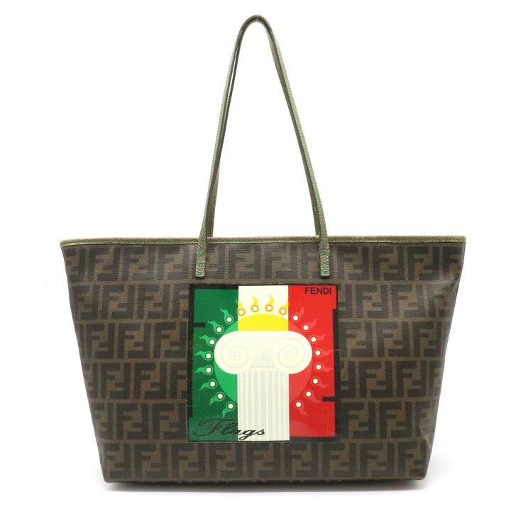楽天市場】【バッグ】FENDI フェンディ ズッカ柄 イタリア 国旗  