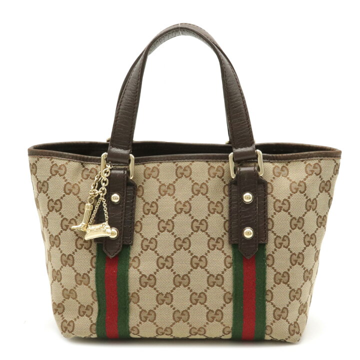 楽天市場】【バッグ】GUCCI グッチ GGキャンバス シェリーライン  