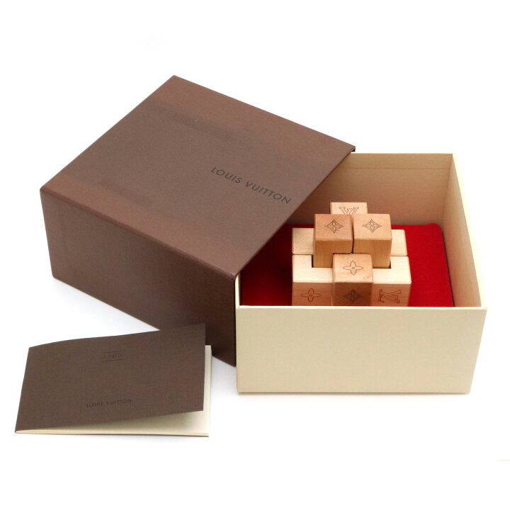 楽天市場】LOUIS VUITTON ルイ ヴィトン モノグラム パテキ 木製パズル  