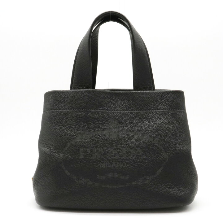 楽天市場】【バッグ】PRADA プラダ パンチング スモール レザー トート 