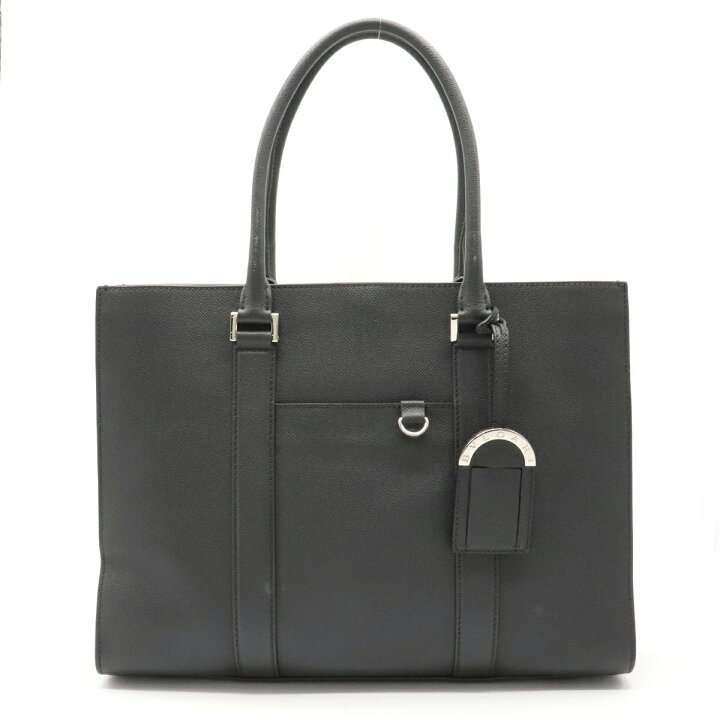 BVLGARI】ブルガリ マン レザー ミディアム ブリーフケース (Bvlgari  