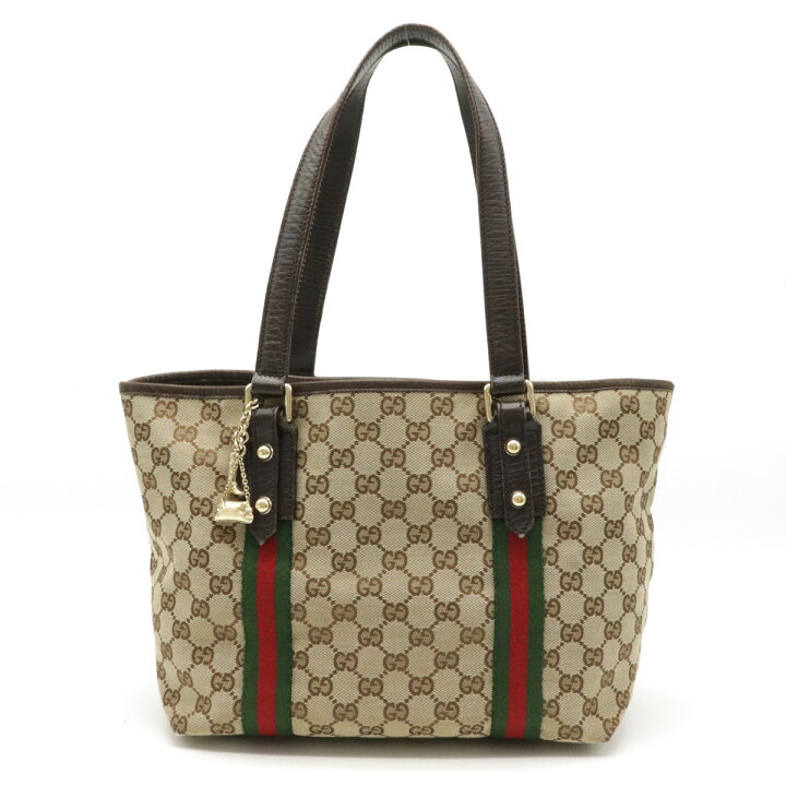 楽天市場】【バッグ】GUCCI グッチ GGキャンバス シェリーライン 