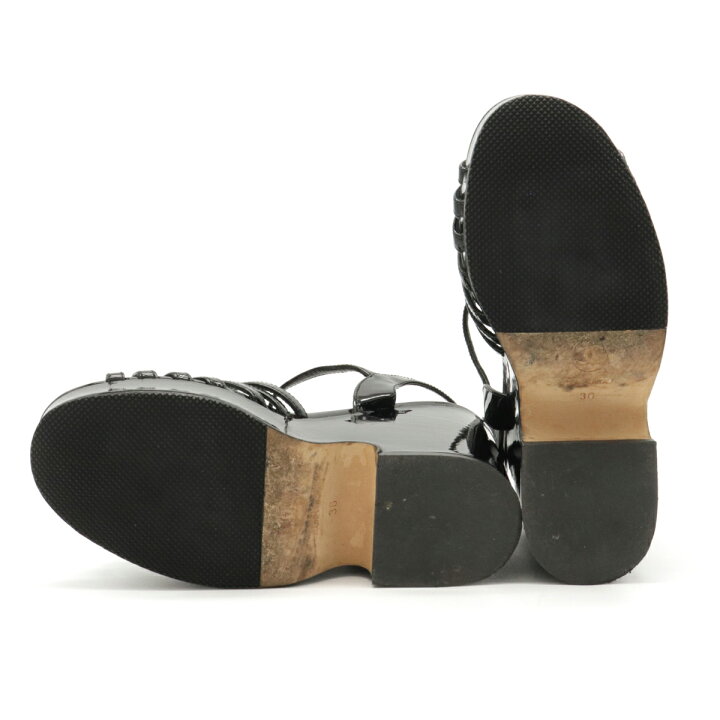 楽天市場】【靴】CHANEL シャネル ココマーク サンダル ウェッジソール  