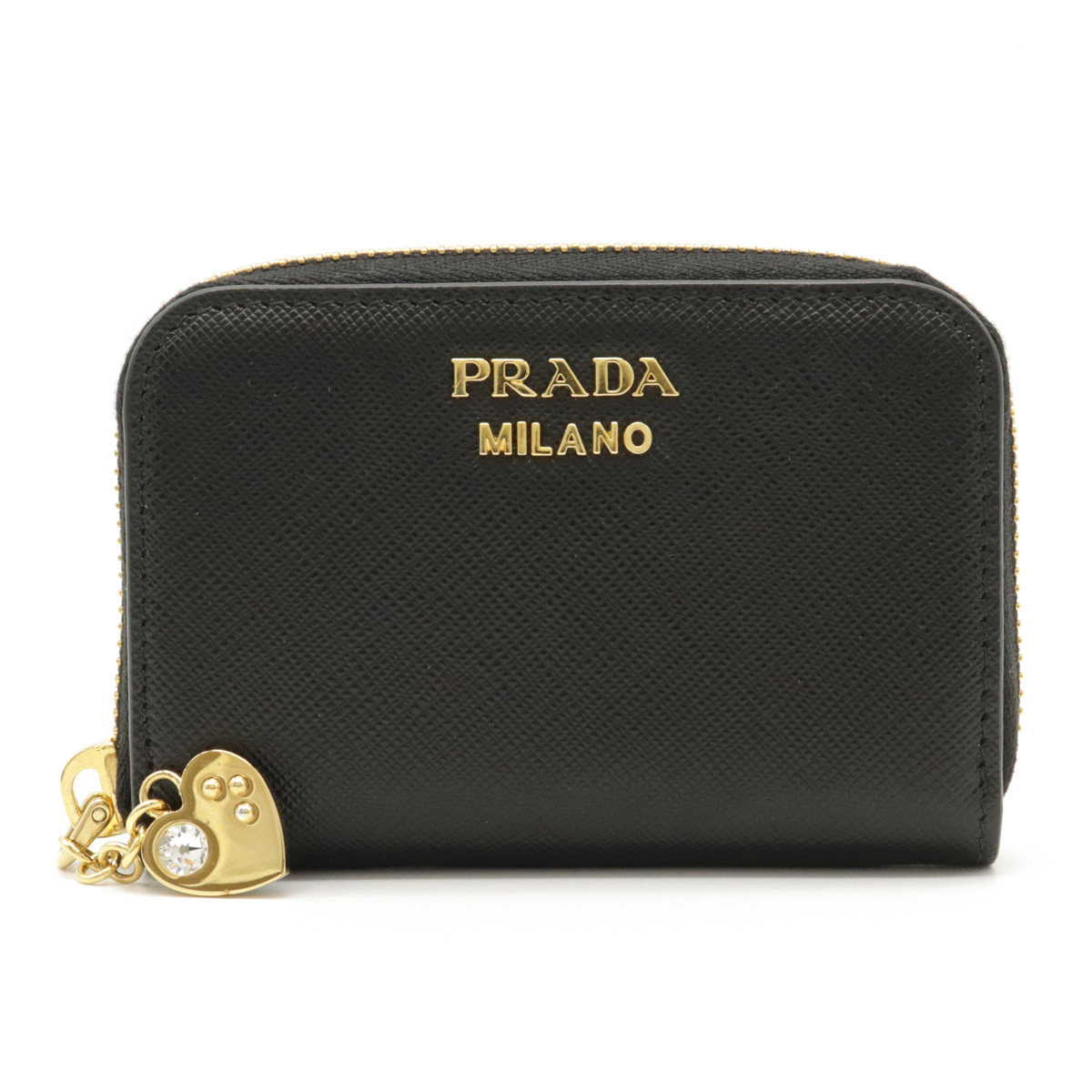 クリアランス通販 PRADA コインケース（NERO） プラダ 折り財布