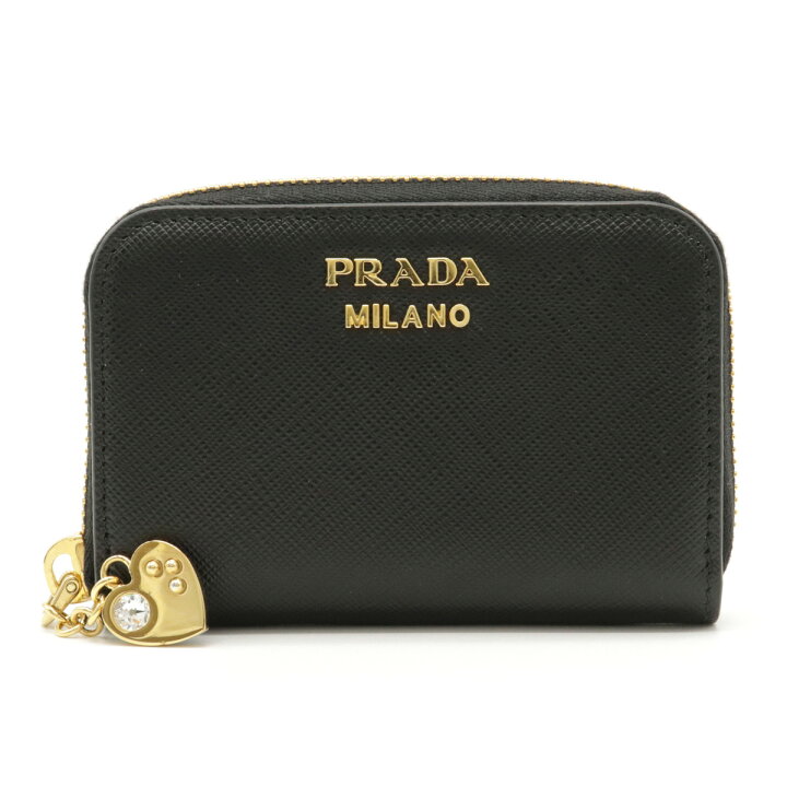 楽天市場】【財布】PRADA プラダ SAFFIANO HEART ラウンドファスナー 