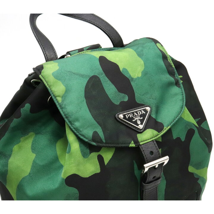 楽天市場】【バッグ】PRADA プラダ リュックサック バックパック 迷彩 