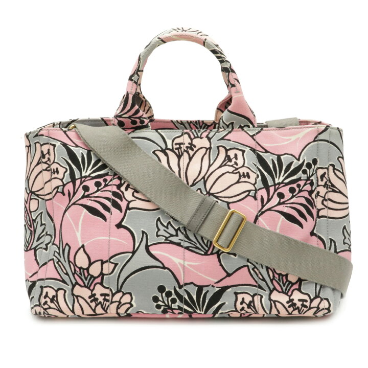 楽天市場】【バッグ】PRADA プラダ CANAPA STAMPATA カナパ トート 