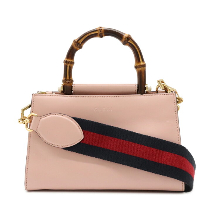 楽天市場】【バッグ】GUCCI グッチ ニムフェア バンブー ハンドバッグ 