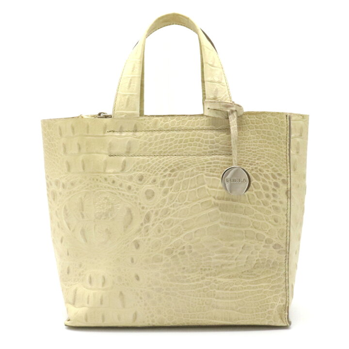 楽天市場】【バッグ】FURLA フルラ ハンドバッグ クロコダイル クロコ 