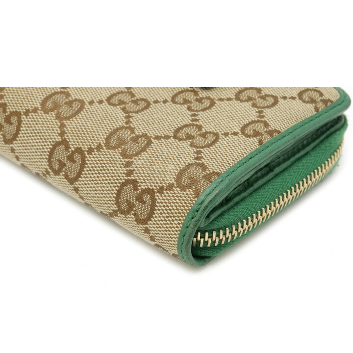 楽天市場】【財布】GUCCI グッチ GGキャンバス コンパクトジップ 2つ折 