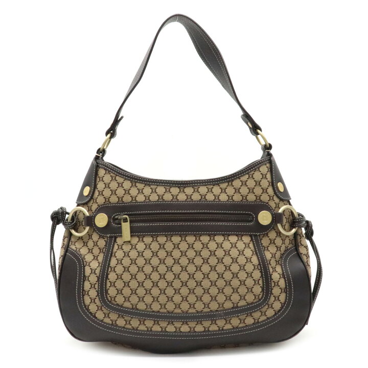 楽天市場】【バッグ】CELINE セリーヌ マカダム柄 ショルダーバッグ  