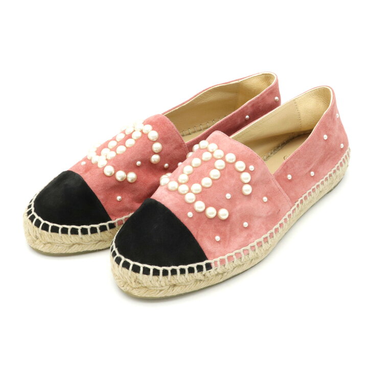 楽天市場】【靴】CHANEL シャネル エスパドリーユ ココマーク フラット  