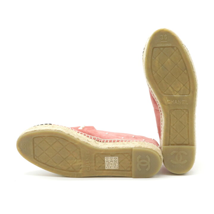 楽天市場】【靴】CHANEL シャネル エスパドリーユ ココマーク フラット  