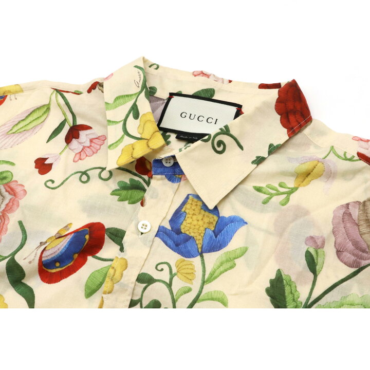 楽天市場】【アパレル】GUCCI グッチ Duke Yシャツ ワイシャツ 花柄  