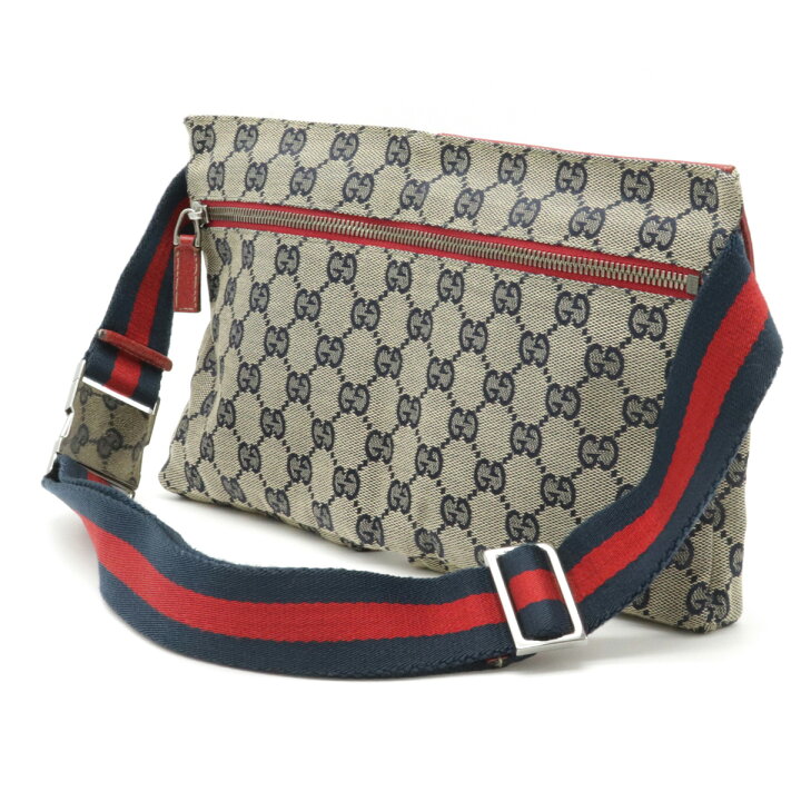 楽天市場】【バッグ】GUCCI グッチ GGキャンバス シェリーライン  