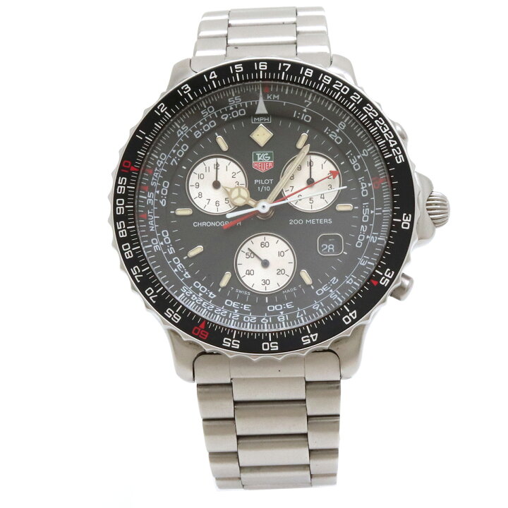 楽天市場】【ウォッチ】TAG Heuer タグ ホイヤー パイロット クロノ 