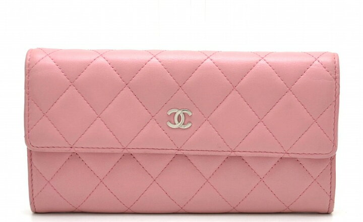 楽天市場】【財布】CHANEL シャネル マトラッセ ココマーク 2つ折 