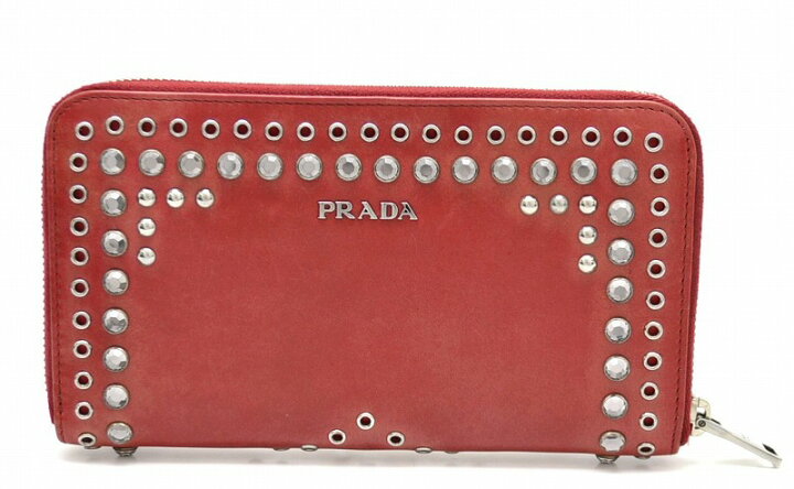 楽天市場】【中古】【財布】PRADA プラダ ラウンドファスナー 長財布 