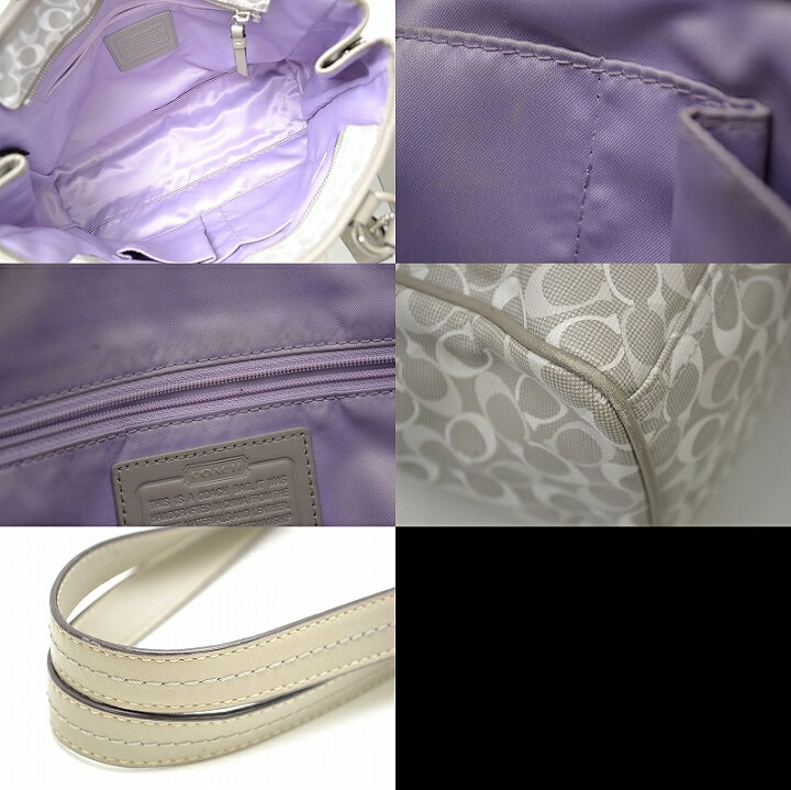 楽天市場】【中古】【バッグ】COACH コーチ シグネチャー トートバッグ 