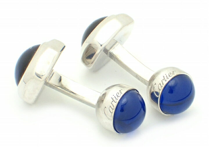 レア品 【Cartier】 サントス ドゥ カルティエ カフス 天然石5種類 