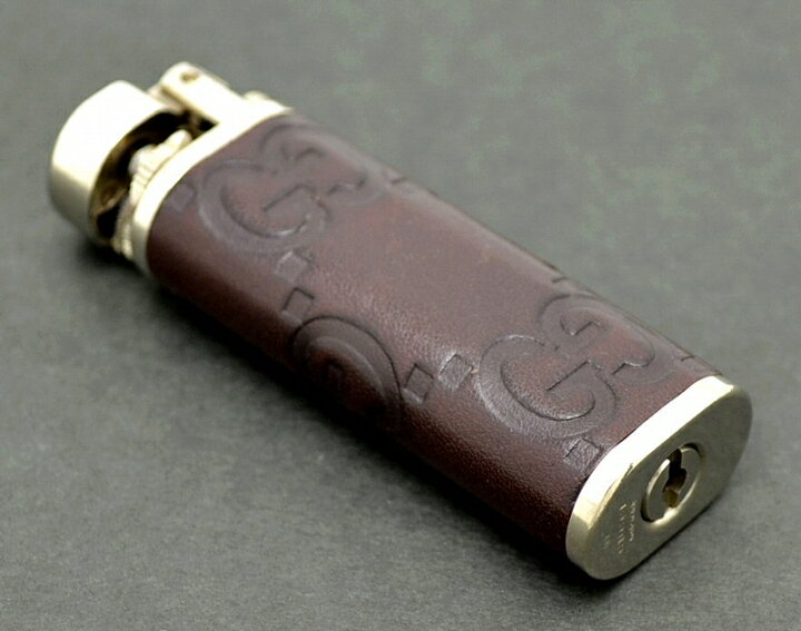 楽天市場】【中古】 GUCCI グッチ グッチシマ GG柄 ライター ガス 