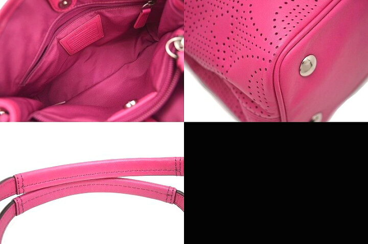 楽天市場】【バッグ】COACH コーチ シグネチャー ストライプ パー