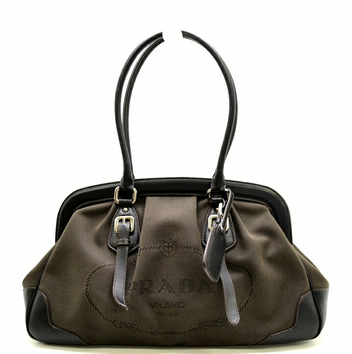 楽天市場】【中古】【バッグ】PRADA プラダ ジャガード ドクターズ 
